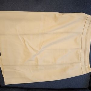 WHBM tan pencil skirt, size 2